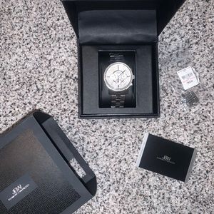 JBW diamond stainless steel watch